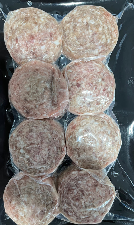 Classic T&E Ground Pork Patties (8 Pack)