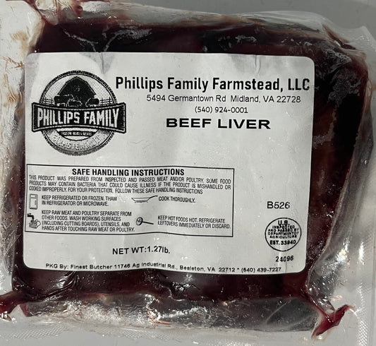 Beef Liver ( minimum 1 Pound)