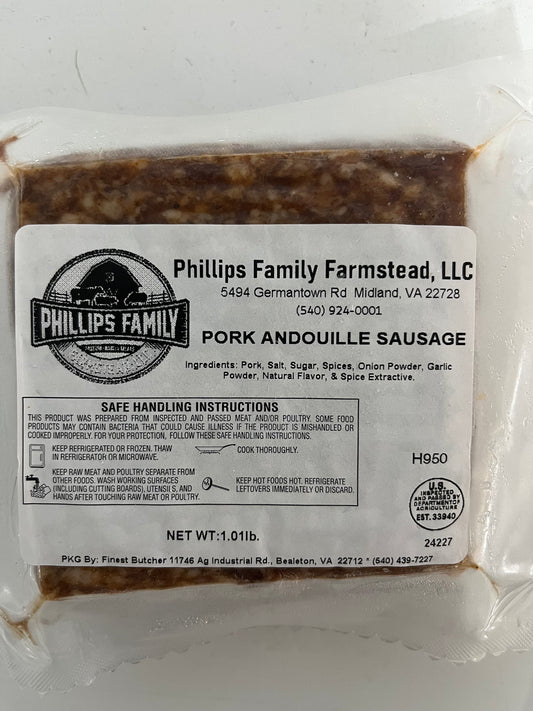 Pork Andouille Ground Sausage