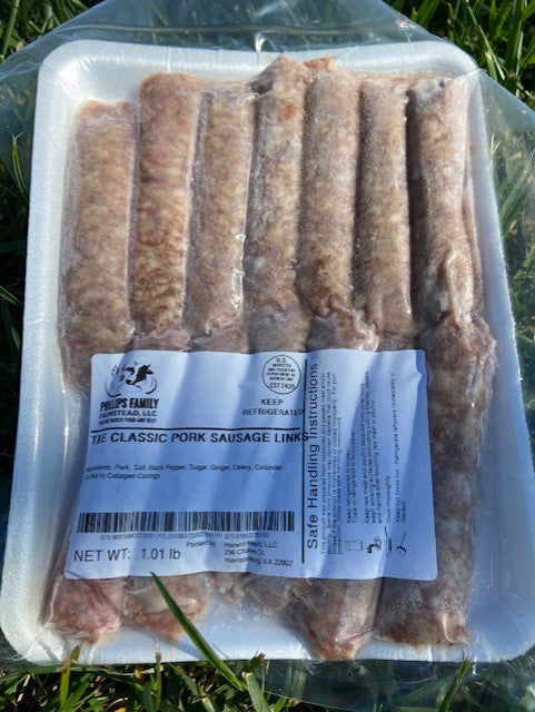 T&E Classic Pork Sausage Links ( 16 Pack )